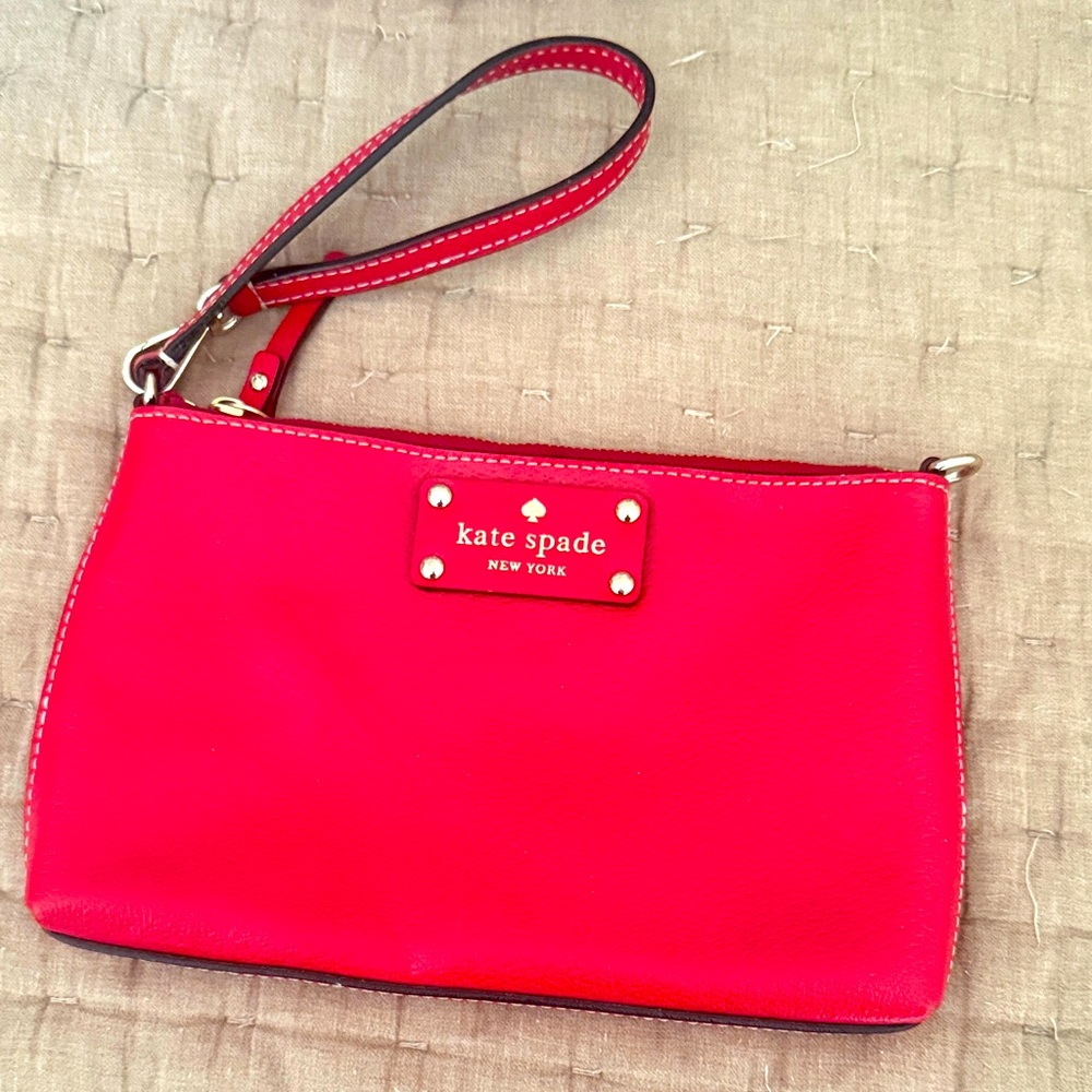 Kate Spade Vibrant Red Wristlet